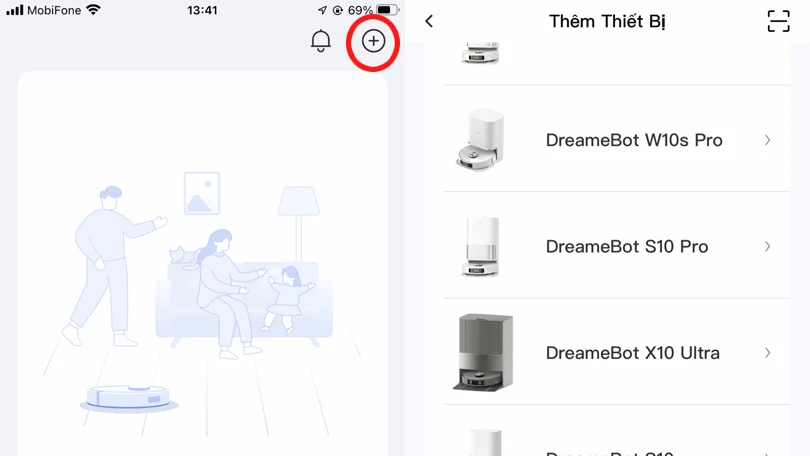 Hướng dẫn kết nối robot hút bụi Dreame L10S Ultra Gen 2 với điện thoại 