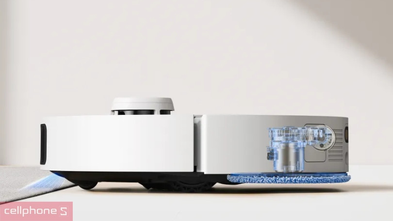 Thiết kế chổi cạnh bên robot hút bụi Dreame L40 Ultra 
