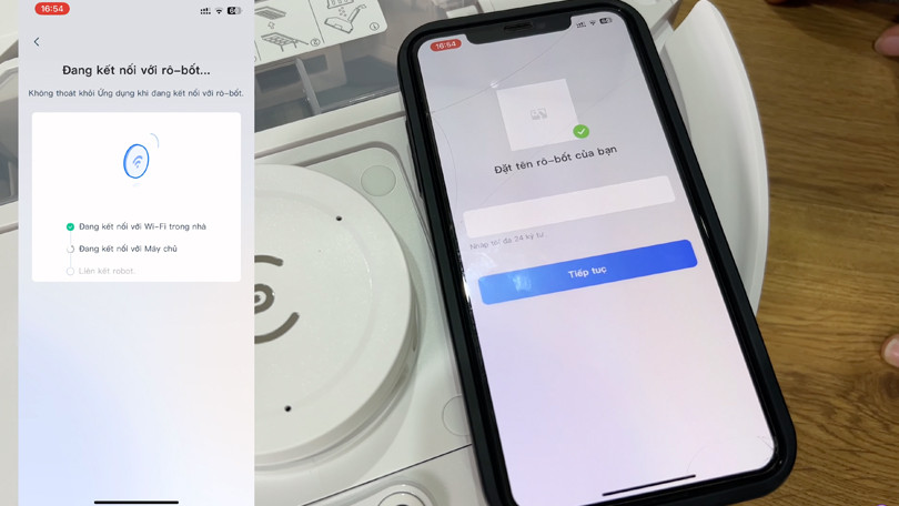 Hướng dẫn kết nối robot hút bụi Ecovacs T30S Pro với điện thoại