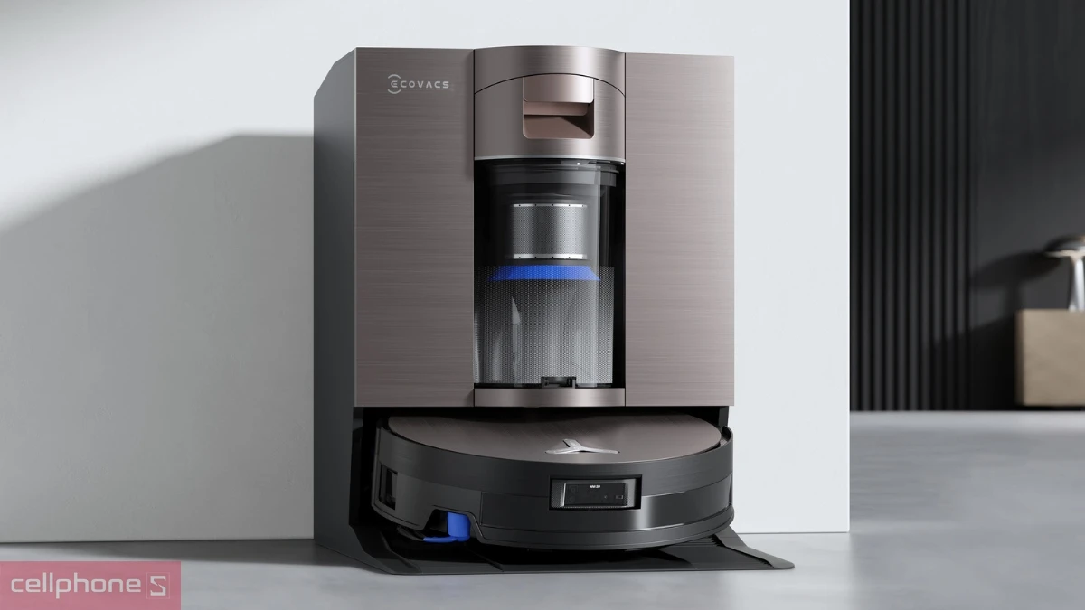 Robot hút bụi Ecovacs X11 Omni Cyclone được tích hợp viên pin 6.400mAh