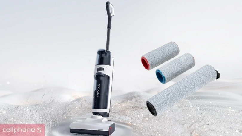 Chổi lăn máy hút bụi cầm tay Roborock Dyad Air - Làm sạch đa dạng trên nhiều loại mặt sàn
