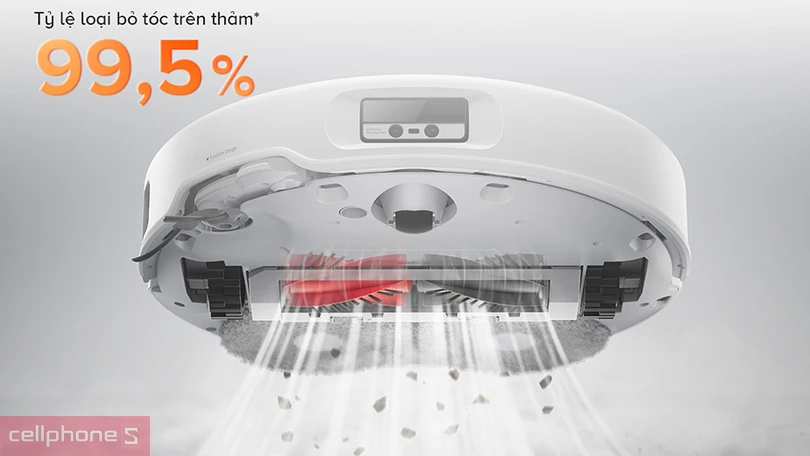Robot hút bụi Roborock Q Revo Edge 5V1 - Lực hút mạnh và làm sạch ấn tượng