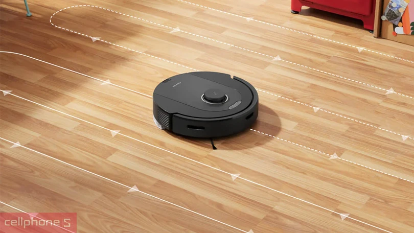 Dock sạc có tính năng tự động làm sạch bụi cho robot