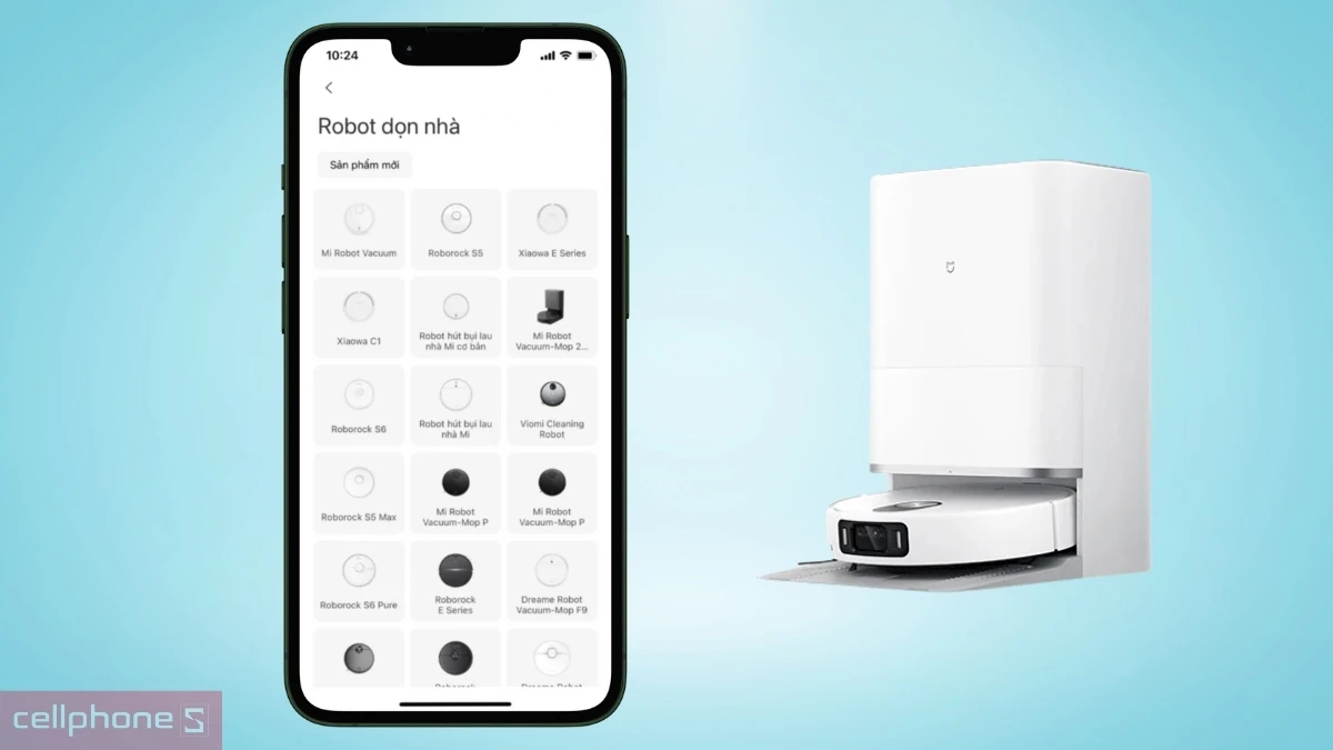 Hướng dẫn kết nối và sử dụng robot hút bụi Xiaomi Vacuum 5 Pro 