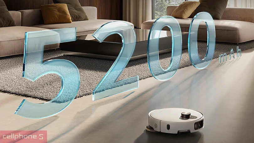 Pin robot hút bụi Xiaomi Vacuum Mop 5 Pro