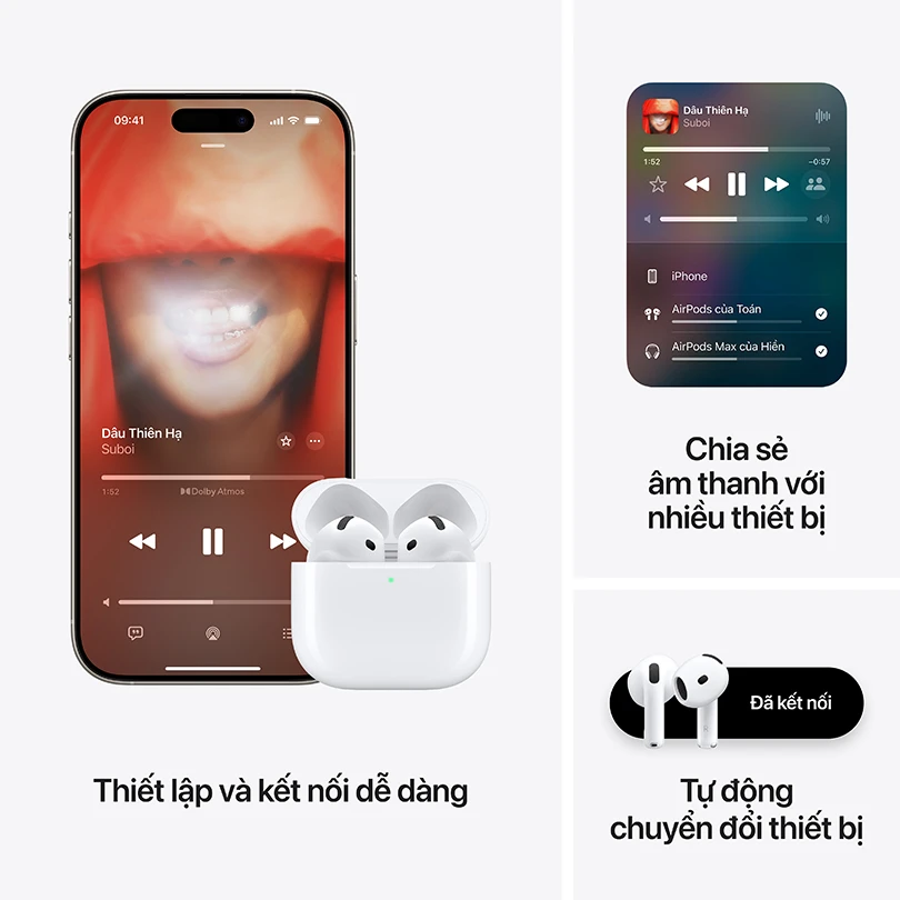 Đánh giá tai nghe Apple Airpods 4 chống ồn chủ động