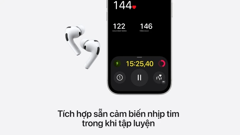 Trang bị cảm biến nhịp tim