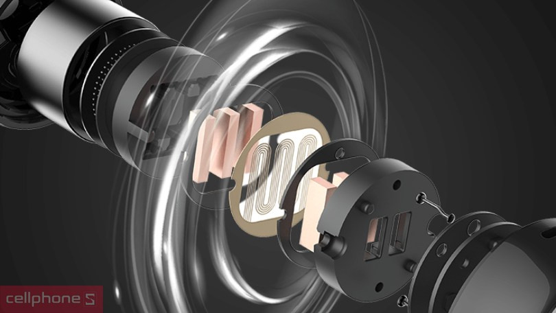 Mic đàm thoại trên tai nghe Bluetooth Edifier Stax Spirit S10