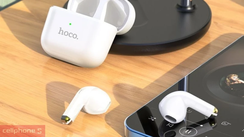 Cách kết nối tai nghe Hoco