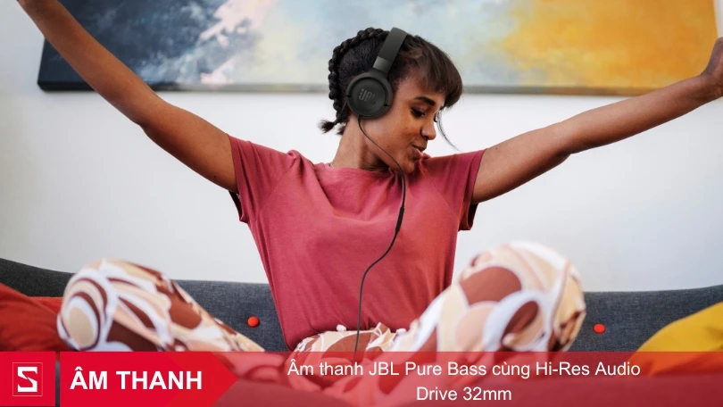 Âm thanh tai nghe chụp tai JBL Tune 520C