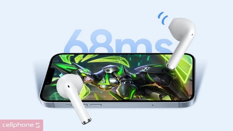 Độ trễ tai nghe không dây QCY Airlybuds Lite