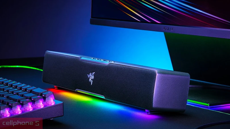 Loa Soundbar Razer Leviathan V2 X - Chất âm mạnh mẽ, thiết kế hiện đại