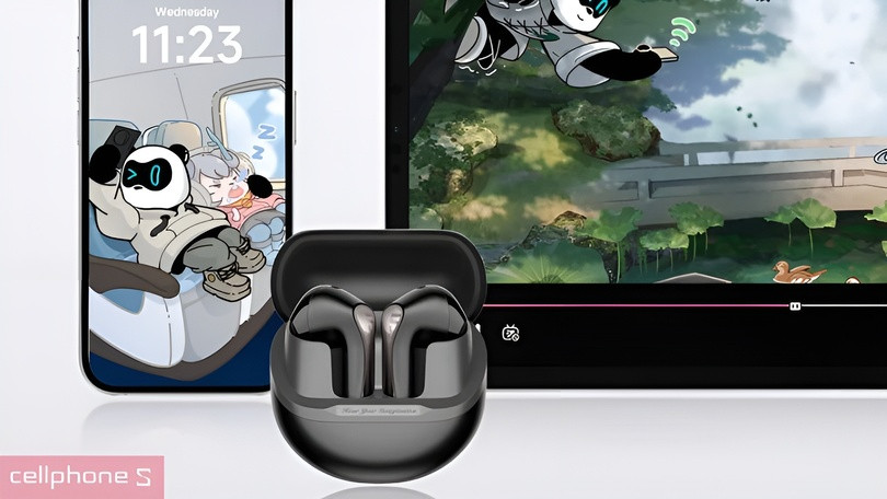 Micro và khả năng đàm thoại của tai nghe không dây Soundpeats Air 6 Pro
