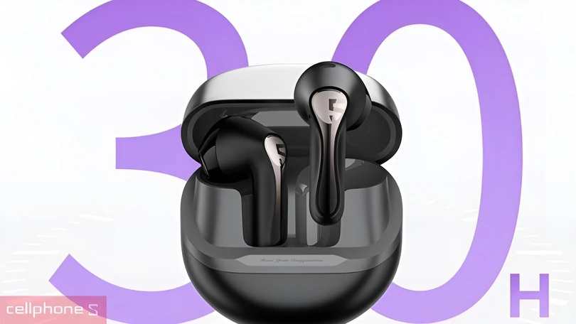 Pin và khả năng sạc của tai nghe không dây Soundpeats Air 6 Pro