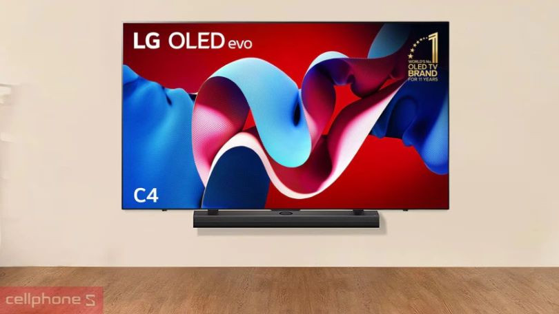 Tấm nền hiển thị, tần số quét của Smart Tivi LG Evo OLED 42C5PSA 4K 42 inch 2025