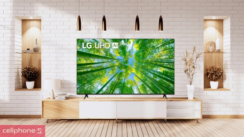 Thiết kế tivi LG 50UQ8000PSC 4K 50 inch