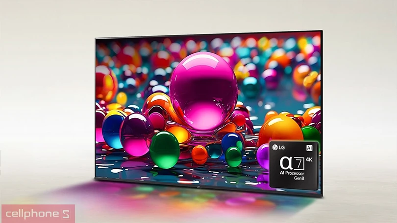 Thiết kế smart tivi LG UHD 50UA8450 4K 50 inch 2025