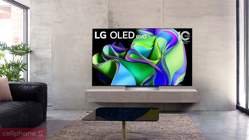 Smart Tivi OLED LG 4K 65 inch 65C3PSA - Kiểu dáng sang trọng, hiển thị siêu sắc nét
