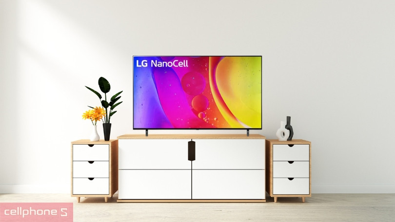 Tấm nền, tần số quét của smart tivi LG Nanocell 75NANO80 4K 75 inch