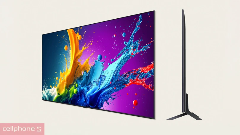 Thiết kế của Smart Tivi LG QNED 75QNED81 4K 75 inch 2025