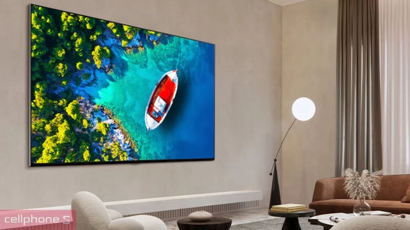 Màn hình của Smart Tivi LG QNED 75QNED9M 4K 75 inch 2025