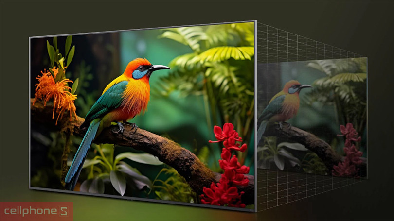 Công nghệ hiển thị trên Smart Tivi LG QNED 86QNED81 4K 86 inch 2025