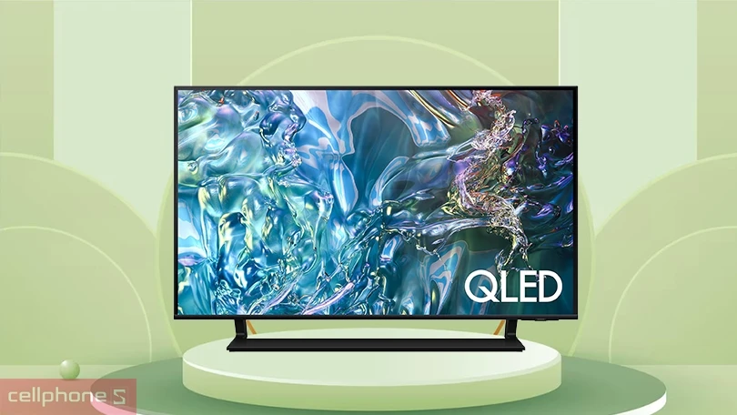 Thiết kế, kích thước màn hình smart tivi Samsung QLED 50Q60D 4K 50 inch 2024