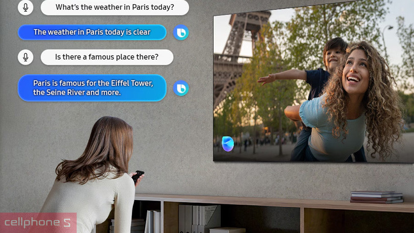 Trợ lý ảo, điều khiển qua app của Smart Tivi Samsung QLED 50Q8FA 4K 50 inch
