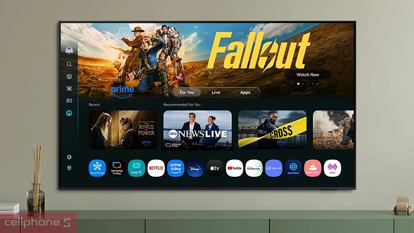 Khả năng hỗ trợ điều khiển của Smart Tivi Samsung OLED 55S90F 4K 55 inch 2025