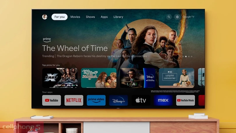 Công nghệ hiển thị của Google Tivi Sony K-85S30 4K 85 inch