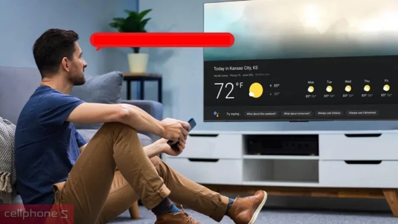 Khả năng hỗ trợ điều khiển, trợ lý ảo của Google Tivi TCL FHD 32S5400 32 inch 2024