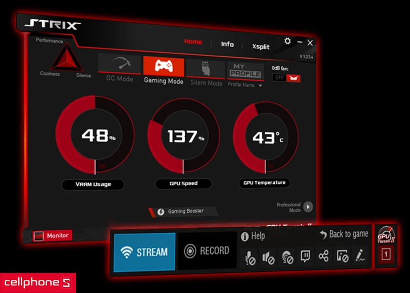 VGA Asus TUF Gaming GeForce GTX 1660 Ti EVO 6GB GDDR6 