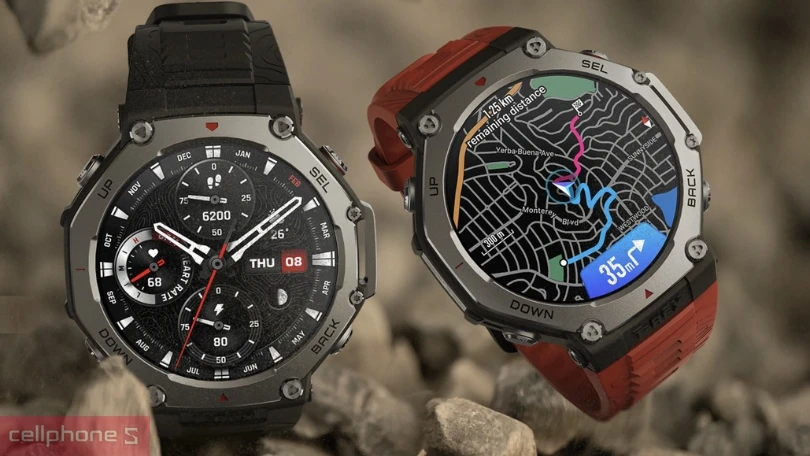 Thiết kế, độ bền bỉ của đồng hồ thông minh Amazfit T-Rex 3 Pro