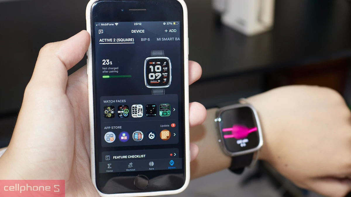 Hướng dẫn kết nối đồng hồ thông minh Amazfit Active 2 Square Premium với điện thoại