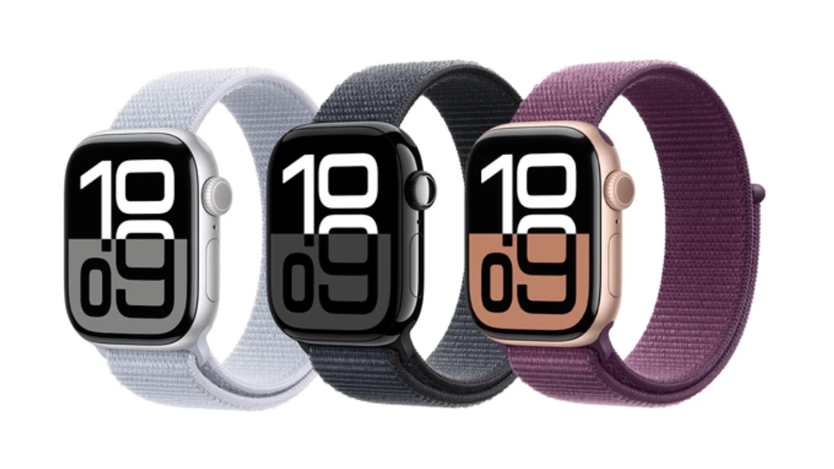 Thiết kế Apple Watch Series 10 42mm viền nhôm dây vải