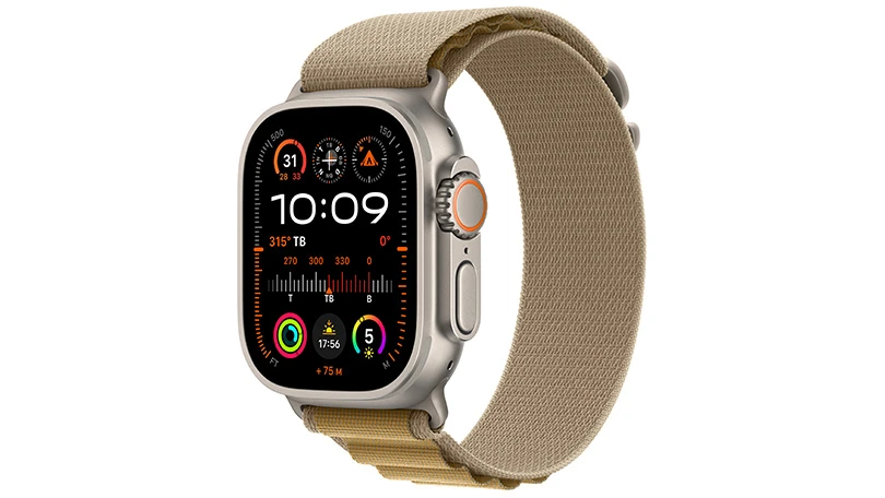 Thiết kế Apple Watch Ultra 2 2023 49mm (4G) viền titan dây vải alpine size S