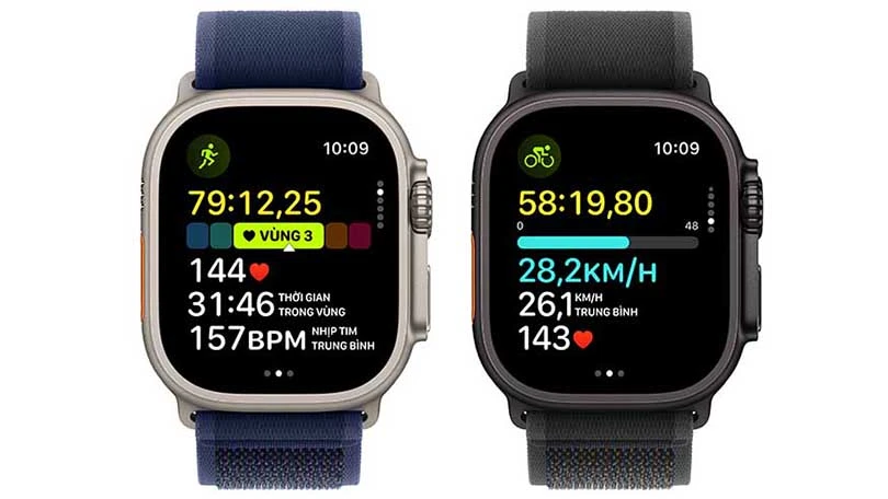 Tính năng Apple Watch Ultra 2 2024 49mm 4G viền Titan đen dây Alpine size L