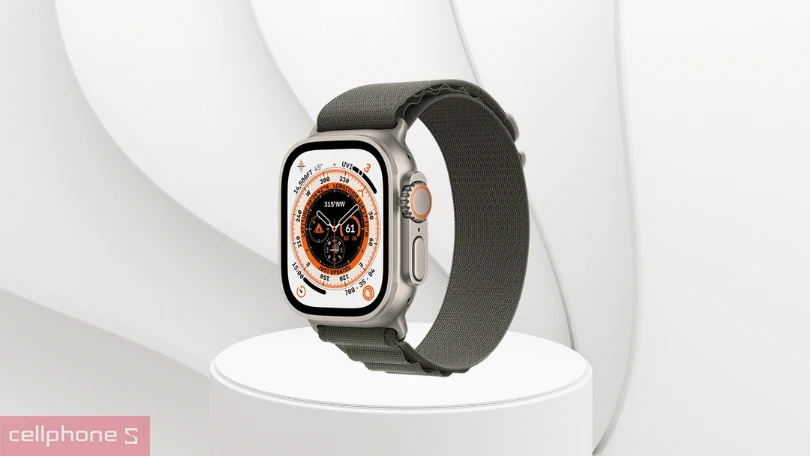 Apple Watch Ultra 49mm 4G viền Titan dây vải lớn 