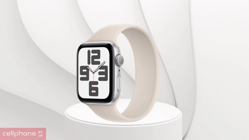 Apple Watch SE 2 2023 2 44mm viền nhôm dây cao su M/L – Thiết kế sang trọng, nâng cấp mạnh mẽ