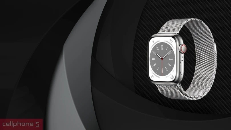 Apple Watch Series 8 41mm LTE viền thép dây thép