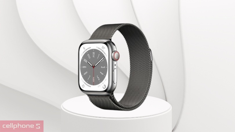 Apple Watch Series 8 45mm 4G viền thép dây thép