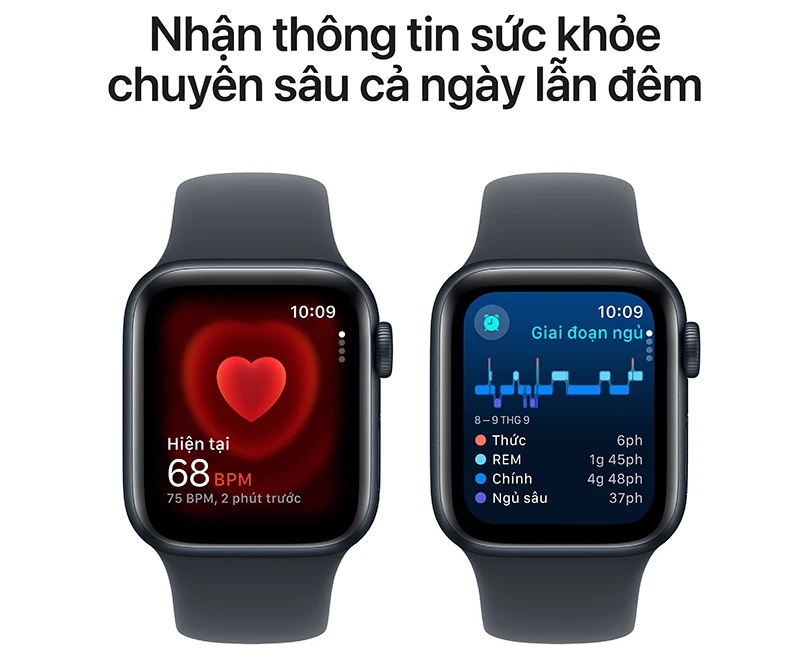 Apple Watch SE 2 2024 40mm viền nhôm dây cao su - Nâng cao sức khỏe, khẳng định đẳng cấp