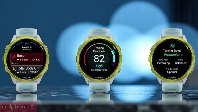 Hiệu suất xử lý, cảm biến tiên tiến của đồng hồ thông minh Garmin Forerunner 570