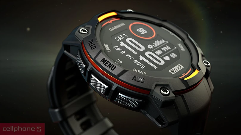 Đồng hồ thông minh Garmin Instinct 3 Solar 50mm - Chinh phục mọi thử thách khắc nghiệt