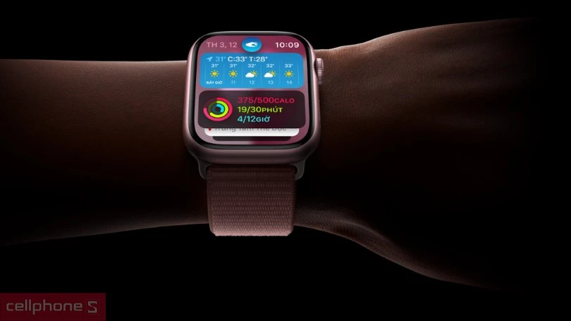 Vì sao nên mua Apple Watch Series 9 41mm GPS viền nhôm dây vải?