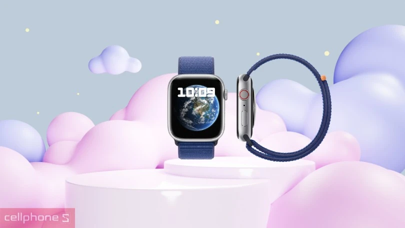 Apple Watch Series 9 41mm GPS viền nhôm dây vải tối giản nhưng sang trọng, tiện lợi 