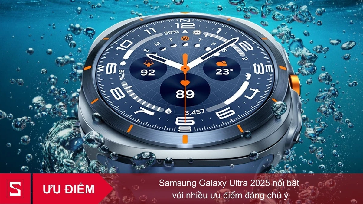 Vì sao nên mua đồng hồ Samsung Galaxy Watch Ultra 2025?
