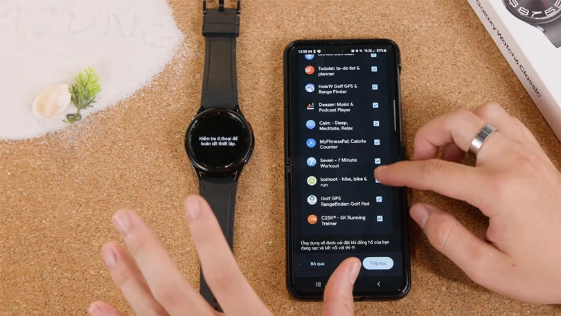 Hướng dẫn kết nối Samsung Galaxy Watch 7 44mm LTE với smartphone