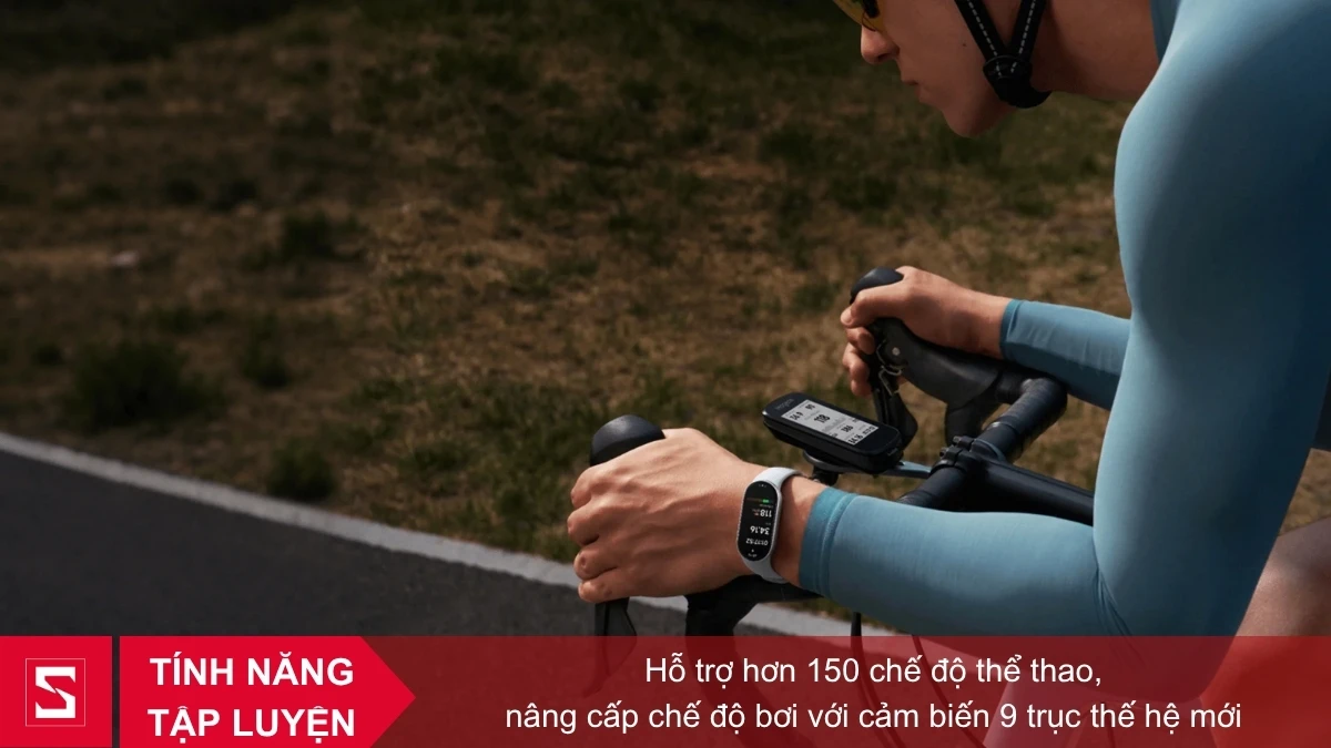 Vòng đeo tay Mi Band 10 hỗ trợ hơn 150 chế độ luyện tập thể thao