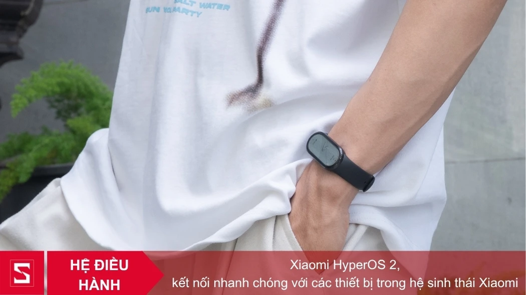 Mi Band 10 sử dụng hệ điều hành Xiaomi HyperOS 2 giúp không bỏ lỡ các thông báo quan trọng